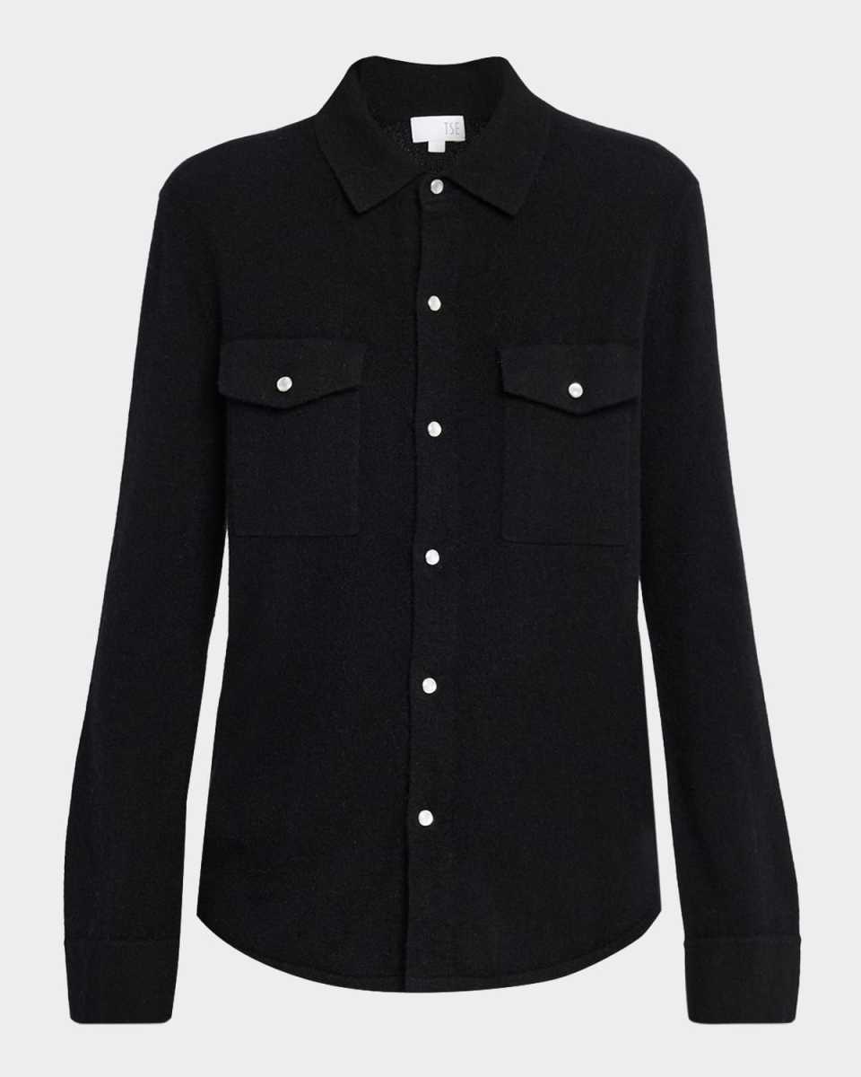 Cashmere Button-Down Shirt